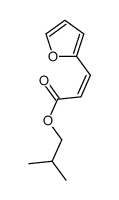 isobutyl 3-(2-furyl)acrylate结构式