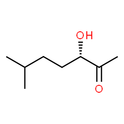 2-Heptanone, 3-hydroxy-6-methyl-, (3S)- (9CI)结构式