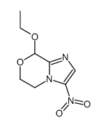 8H-Imidazo[2,1-c][1,4]oxazine,8-ethoxy-5,6-dihydro-3-nitro-(9CI)结构式