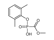 (2,6-dimethylphenoxy)-methoxycarbonylphosphinic acid Structure