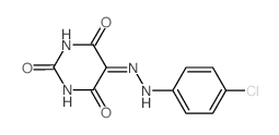 5-[(4-Chlorophenyl)hydrazono]pyrimidine-2,4,6(1H,3H)-trione Structure