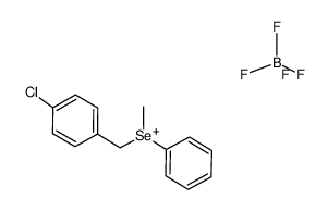 tetrafluoro-l4-borane, (4-chlorobenzyl)(methyl)(phenyl)selenonium salt Structure