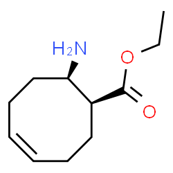 4-Cyclooctene-1-carboxylicacid,8-amino-,ethylester,(1S,8R)-(9CI) Structure