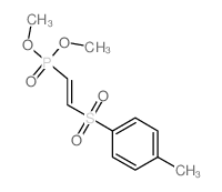 1-(2-dimethoxyphosphorylethenylsulfonyl)-4-methyl-benzene structure