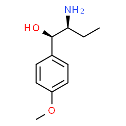 Benzenemethanol, alpha-[(1R)-1-aminopropyl]-4-methoxy-, (alphaS)-rel- (9CI) Structure