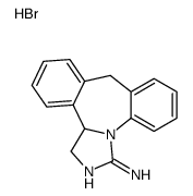 3-Amino-9,13b-dihydro-1H-dibenzo(c,f)imidazo(1,5-a)azepine hydrobromid e Structure