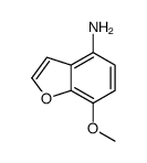 4-Benzofuranamine,7-methoxy-结构式