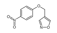 4-[(4-nitrophenoxy)methyl]-1,2-oxazole Structure