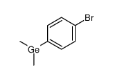 (4-bromophenyl)-dimethylgermane Structure