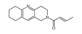 2-crotonoyl-1,2,3,4,6,7,8,9-octahydrobenzo<1,6>naphthyridine Structure