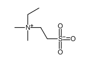 ethyl-dimethyl-(2-sulfoethyl)azanium Structure