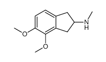 2-Methylamino-4,5-dimethoxyindan结构式