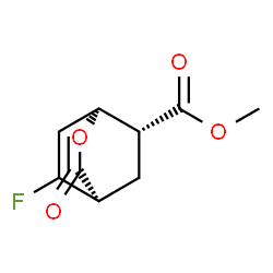 2-Oxabicyclo[2.2.2]oct-7-ene-6-carboxylicacid,8-fluoro-3-oxo-,methylester,(1R,4R,6R)-rel-(9CI) picture