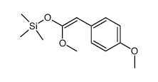 1-methoxy-2-(4-metoxyphenyl)-1-(trimethylsilyloxy)ethylene Structure