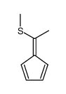 6-methyl-6-methylthiofulvene Structure