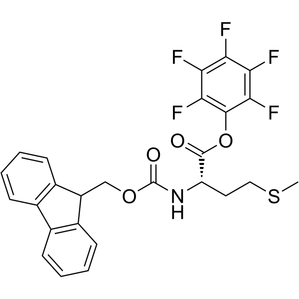 Fmoc-Met-OPfp Structure