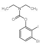 3-BROMO-2-IODOPHENYL N,N-DIETHYLCARBAMATE结构式