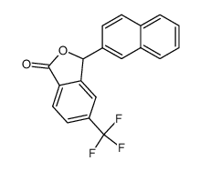 3-(2-naphthyl)-5-(trifluoromethyl)phthalide Structure