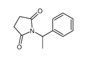 1-(1-phenylethyl)pyrrolidine-2,5-dione Structure