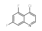 4-Chloro-5,7-difluoroquinoline structure