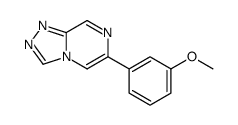 6-(3-methoxyphenyl)-[1,2,4]triazolo[4,3-a]pyrazine结构式