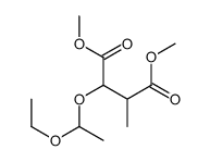 dimethyl 2-(1-ethoxyethoxy)-3-methylbutanedioate Structure