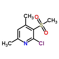 2-Chloro-4,6-dimethyl-3-(methylsulfonyl)pyridine picture