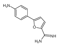 5-(4-aminophenyl)furan-2-carboximidamide结构式