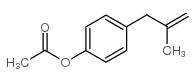 3-(4-ACETOXYPHENYL)-2-METHYL-1-PROPENE Structure