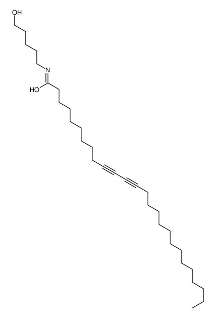 N-(5-hydroxypentyl)hexacosa-10,12-diynamide结构式