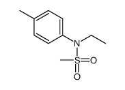 N-ethyl-N-(4-methylphenyl)methanesulfonamide结构式