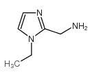 C-(1-ETHYL-1H-IMIDAZOL-2-YL)-METHYLAMINE结构式