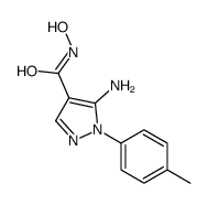 5-amino-N-hydroxy-1-(4-methylphenyl)pyrazole-4-carboxamide Structure