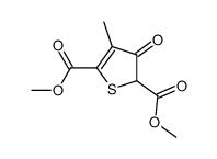 dimethyl 3-methyl-4-oxy-2,5-thiophene dicarboxylate Structure