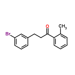 3-(3-Bromophenyl)-1-(2-methylphenyl)-1-propanone Structure