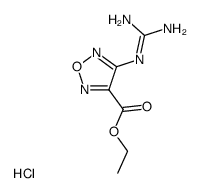 ethyl 4-guanidino-3-furazancarboxylate monohydrochloride结构式