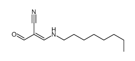 2-formyl-3-(octylamino)prop-2-enenitrile Structure