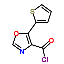 5-(2-Thienyl)-1,3-oxazole-4-carbonyl chloride Structure