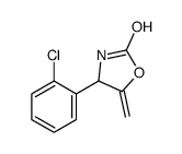 4-(2-chlorophenyl)-5-methylidene-1,3-oxazolidin-2-one结构式