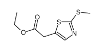 ethyl 2-(2-methylsulfanyl-1,3-thiazol-5-yl)acetate Structure