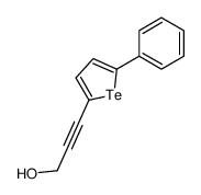 3-(5-phenyltellurophen-2-yl)prop-2-yn-1-ol Structure