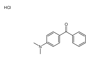 [4-(dimethylamino)phenyl]-phenylmethanone,hydrochloride结构式