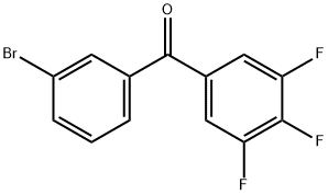 3-Bromo-3',4',5'-trifluorobenzophenone Structure