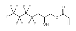 4,4,5,5,6,6,7,7,7-九氟-2-羟基丙烯酸庚酯结构式